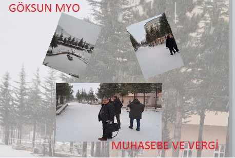 GÖKSUN MESLEK YÜKSEK OKULUNDAN KIŞ MANZARASI